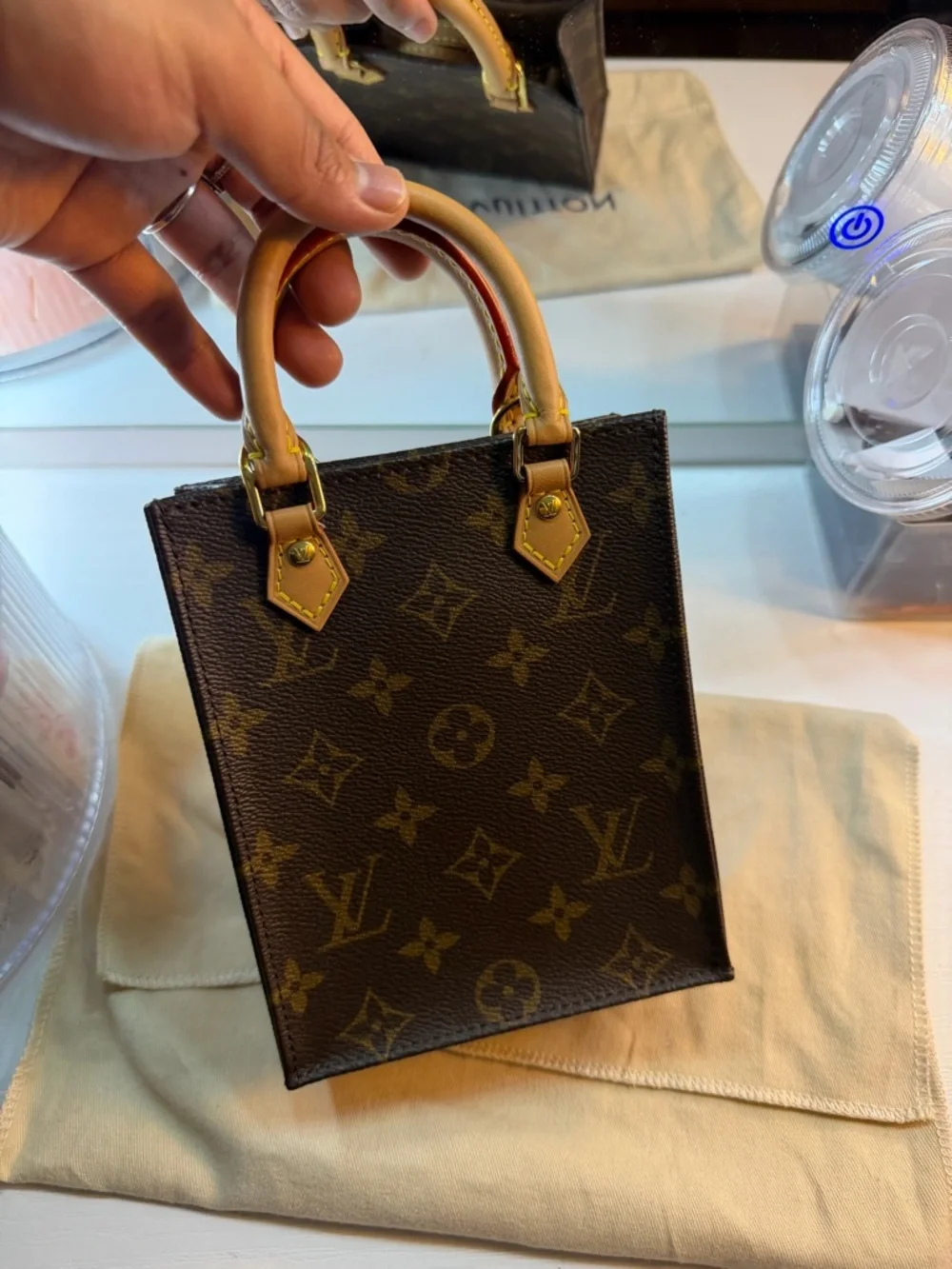 Mini lv petit sac plat - Picture 9 of 12
